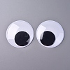 Black & White Wiggle Googly Eyes Cabochons DIY-WH0156-90B-1