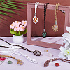 12Pcs 4 Colors Waxed Cotton Thread Macrame Pouch Necklaces NJEW-PH01573-4
