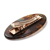 Oval with Word Love Resin Alligator Hair Clips LS-PHAR-D015-01G-2