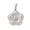 304 Stainless Steel Pendants STAS-Q349-01B-P-1