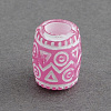 Transparent Acrylic European Beads OPDL-R112-M-2