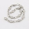 Tarnish Resistant 304 Stainless Steel Flower Chains CHS-K001-47-2