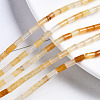 Natural Topaz Jade Beads Strands G-S366-087-1