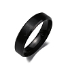 PVD Vacuum Plating Matte Style 304 Stainless Steel Wide Band Finger Rings for Women Men RJEW-WH0009-14G-EB-1