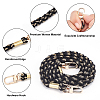 WADORN® 2Pcs 2 Style Braided Cord Bag Straps FIND-WR0005-36-4