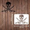 Large Plastic Reusable Drawing Painting Stencils Templates DIY-WH0202-074-2