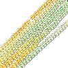 Transparent Gradient Color Glass Beads Strands LS-GLAA-H021-01B-15-2