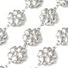 304 Stainless Steel Flower Link Chains CHS-Z004-27P-1