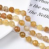 Natural Topaz Jade Beads Strands G-N326-100-03-4