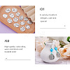 70Pcs 7 Style Tibetan Style Alloy Links Connectors TIBE-FW0001-02-4