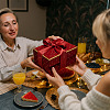 3Pcs 3 Styles Cardboard Paper Gift Boxes with Velvet Lid and Ribbon AJEW-BC0010-03A-5