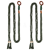 2Pcs Handmade Weaving Cotton Tie Knot Waist Chain Belts for Women Ladies Dress AJEW-CP0010-57-7