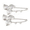 Trillium 304 Stainless Steel Safety Pins Brooch Findings SA-CBA098D-14C-P02-1