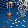 48Pcs 12 Styles Brass & Stainless Steel Pendants FIND-SC0021-35-4