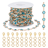 DIY Brass Rhinestone Jewelry Sets Making Kits DIY-OC0014-15C-1