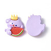 Opaque Resin Cabochons CRES-P023-06G-2