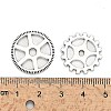 20Pcs Tibetan Style Alloy Gear Pendants TIBEP-FS0001-03AS-4