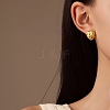 304 Stainless Steel Stud Earrings EJEW-R012-06G-1