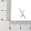 304 Stainless Steel Letter Connector Charms STAS-M108-01P-24-3