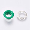 Iron Grommet Eyelet Findings IFIN-WH0023-C06-1