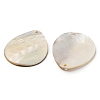 Natural Freshwater Shell Pendants BSHE-Z005-10-2
