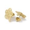 304 Stainless Steel Stud Earrings Finding STAS-C061-02G-2