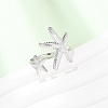 304 Stainless Steel Cuff Open Rings SA-CBA4160-29P-3