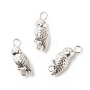 Tibetan Style Alloy Connector Charms X-PALLOY-JF01704-1