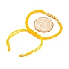 Polyester Cord Braided Bead Bracelets for Women BJEW-L698-01G-03-5