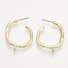 Alloy Stud Earring Findings LS-X-PALLOY-S121-132-1