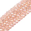 Electroplate Glass Beads Strands EGLA-D020-3x2mm-69-1