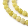 Natural Lemon Jade Beads Strands X-G-G0003-C02-B-4