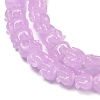 Synthetic Coral Dyed Carved Bead BSHE-H114-04C-2