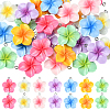 28Pcs 7 Colors Opaque Resin Pendants FIND-SC0019-46-1