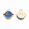 Alloy Enamel Charms ENAM-S126-009-RS-3