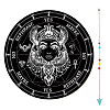 CREATCABIN 1Pc Chakra Gemstones Dowsing Pendulum Pendants FIND-CN0001-15A-1