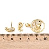Brass Micro Pave Cubic Zirconia Pendant & Stud Earrings Sets for Women SJEW-F227-01E-G-3