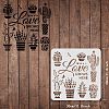 Plastic Reusable Drawing Painting Stencils Templates DIY-WH0172-461-2