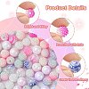 200Pcs 10 Styles Imitation Pearl & Opaque Acrylic Berry Beads OACR-FS0001-96B-3