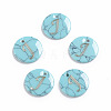 Synthetic Turquoise Charms G-L561-001J-1