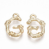 Brass Pendants KK-S348-331G-2