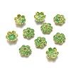 Tibetan Style Alloy Bead Caps PALLOY-M186-03G-RS-1