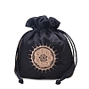 Chinese Style Rectangle Brocade Drawstring Bags PW-WG11350-05-1
