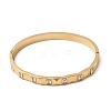 304 Stainless Steel Glass Hinged Bangles for Women BJEW-B168-18G-4