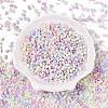 Opaque Colours Luster Glass Seed Beads SEED-T006-02A-1