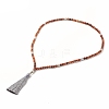 Buddhist Necklace NJEW-JN03837-4