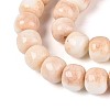 Ombre Effect Dyed Glass Beads Strands GLAA-N067-01A-16-3