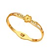 304 Stainless Steel Hinged Bangles for Women WGB8751-01-2