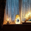 PVC Lamp Film for DIY Colorful Light Hanging Lamp Frosted Glass Jar DIY-WH0505-005-5