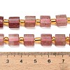 Natural Strawberry Quartz Beads Strands G-F833-Q02-01-5